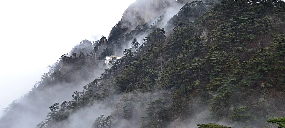 黄山云雾山景